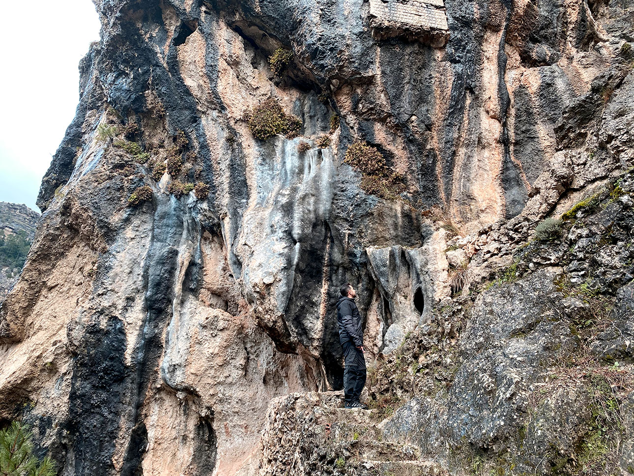 Alguna de las espectaculares paredes del parque