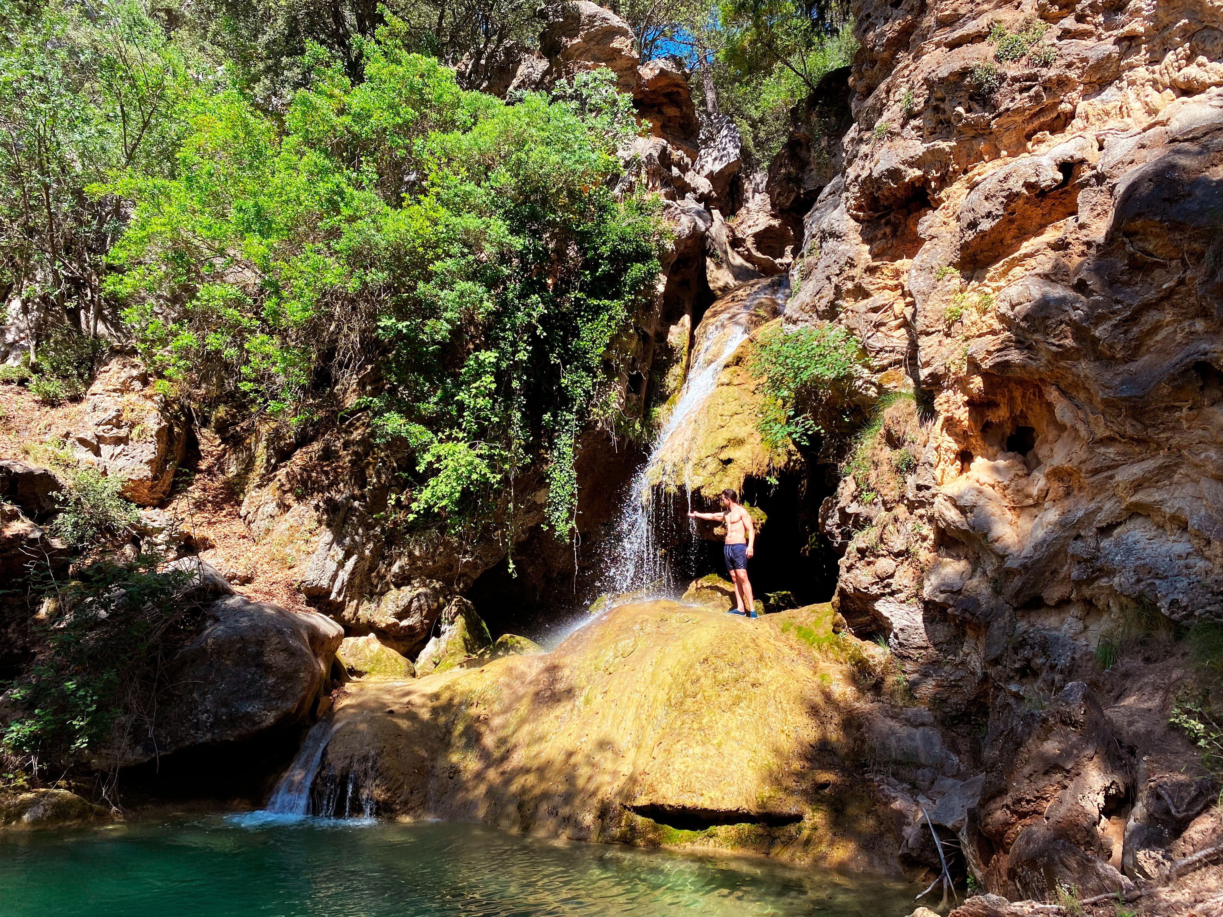 Cascada de la última poza