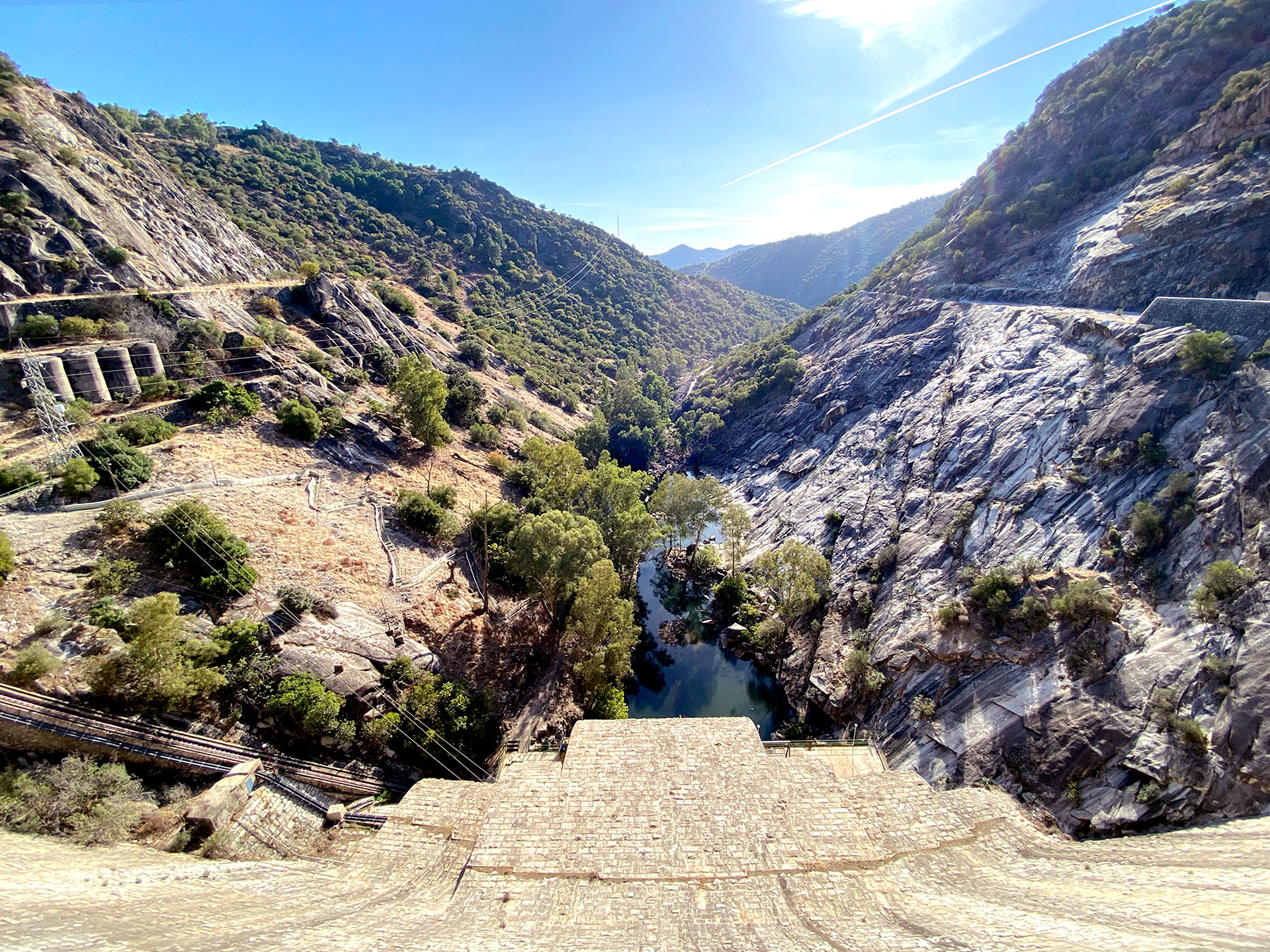 Vistas desde el mirador de la presa