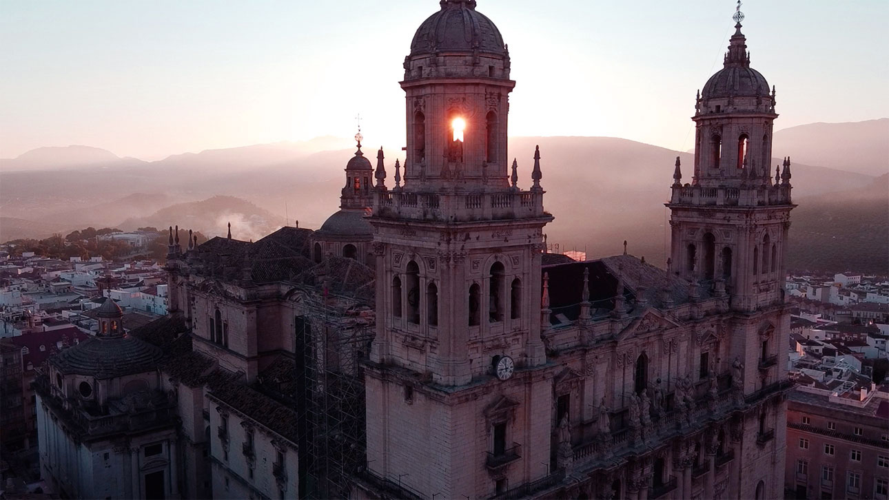 Vista aérea de la Catedral de Jaén